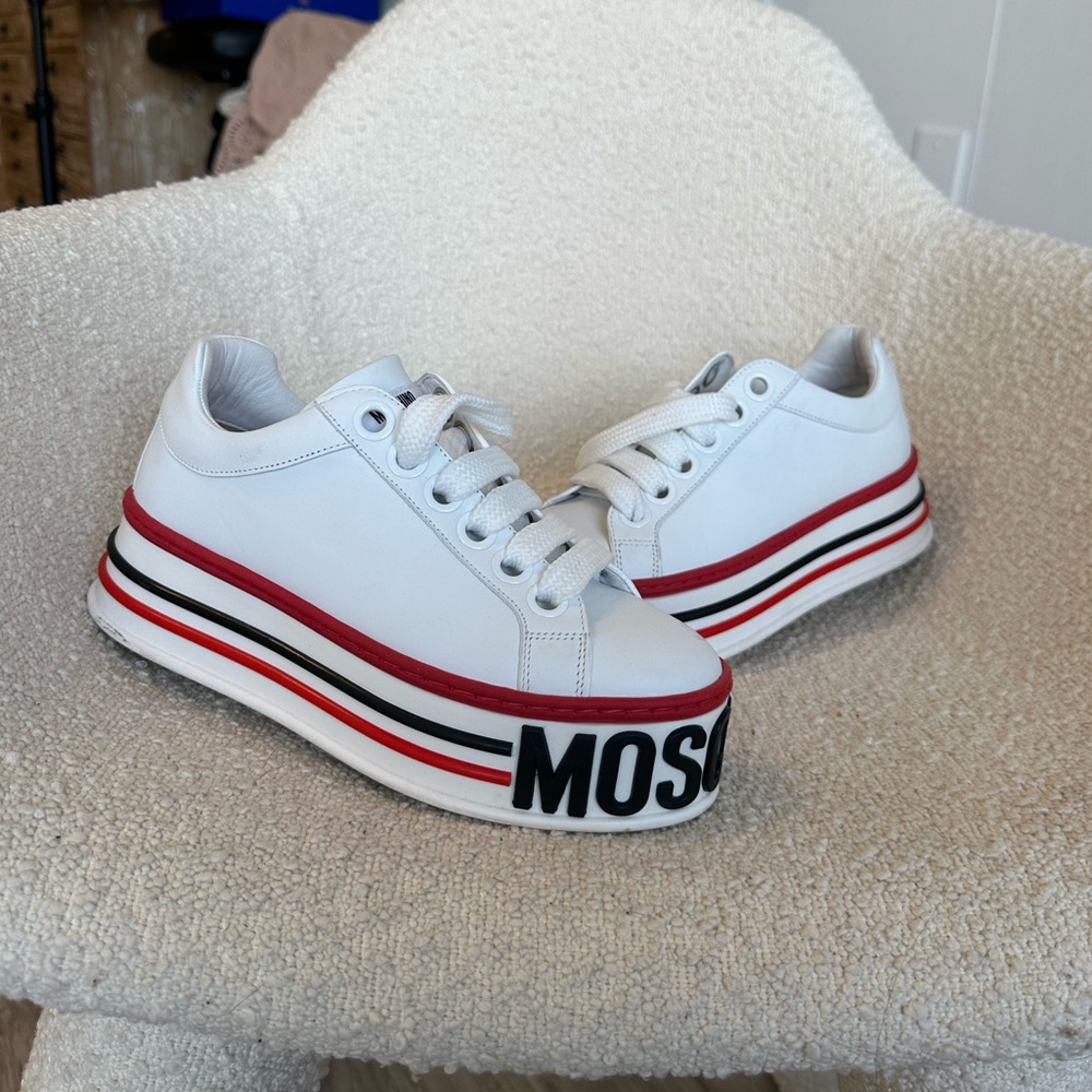 WORN ONCE Moschino platform sneakers